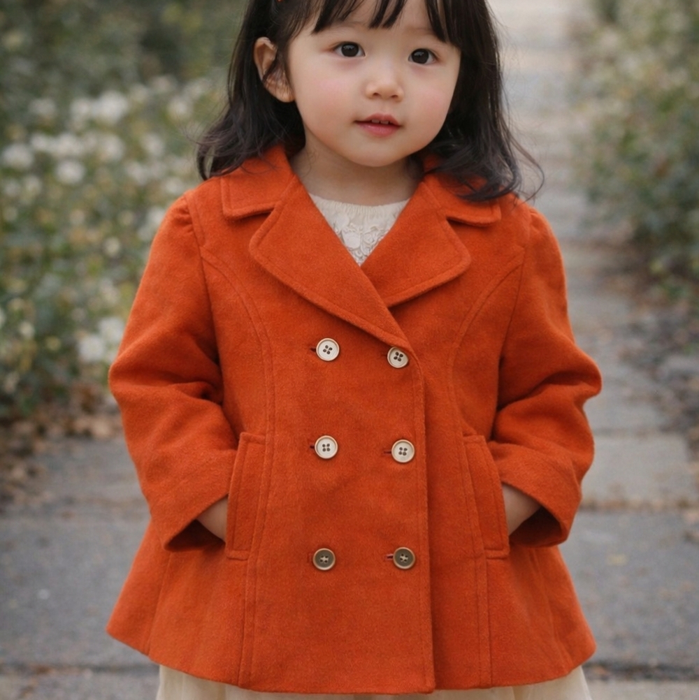 2/50 Janie and Jack Orange Kids Jacket